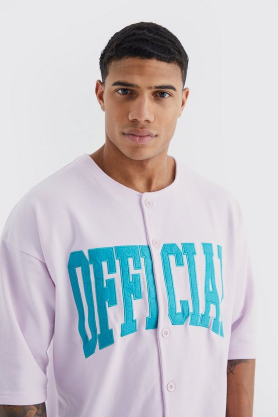 Oversize Official Baseball-Hemd
