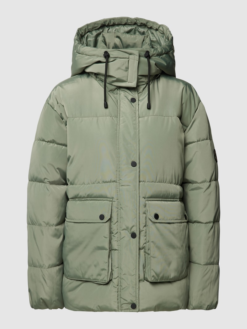 Steppjacke mit Pattentaschen Modell 'NORA' in mint