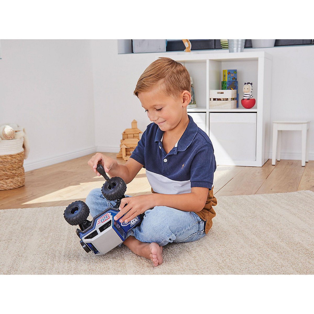Monster Truck, Revell First Construction, Bausatz für Kinder ab 4 im Maßstab 1:20, 45 Teile, 21,5 cm