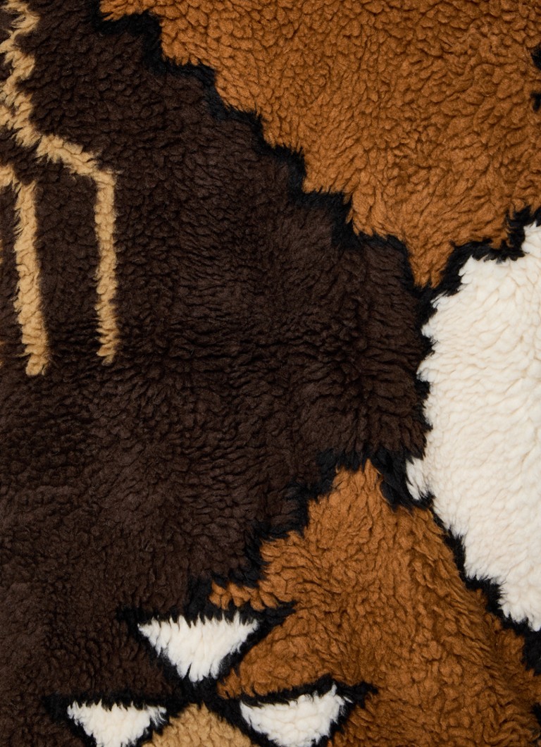 Giacca Obey Moroccan Teddy Rug con tasche con cerniera