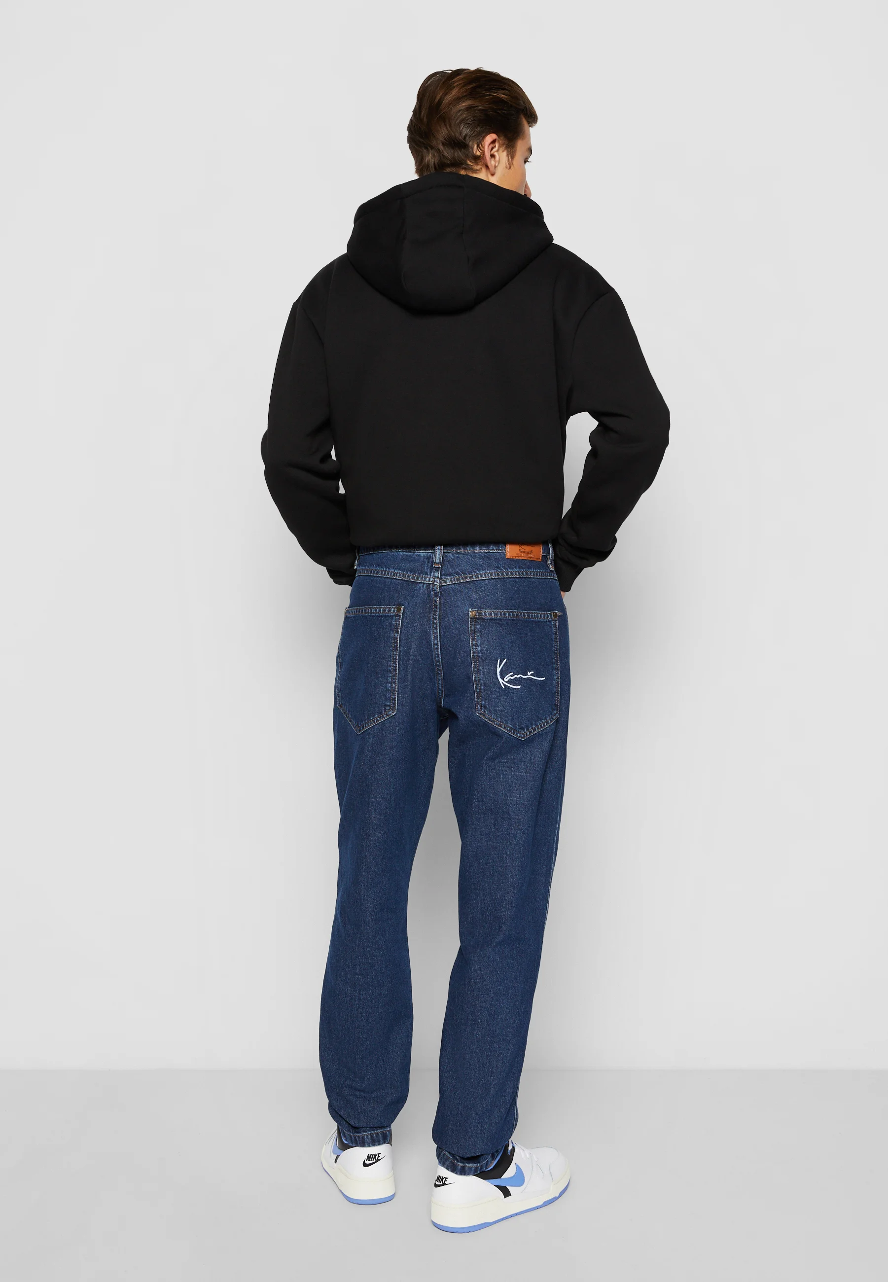 Karl Kani SMALL SIGNATURE TAPERED FIVE POCKET - Vaqueros pitillo