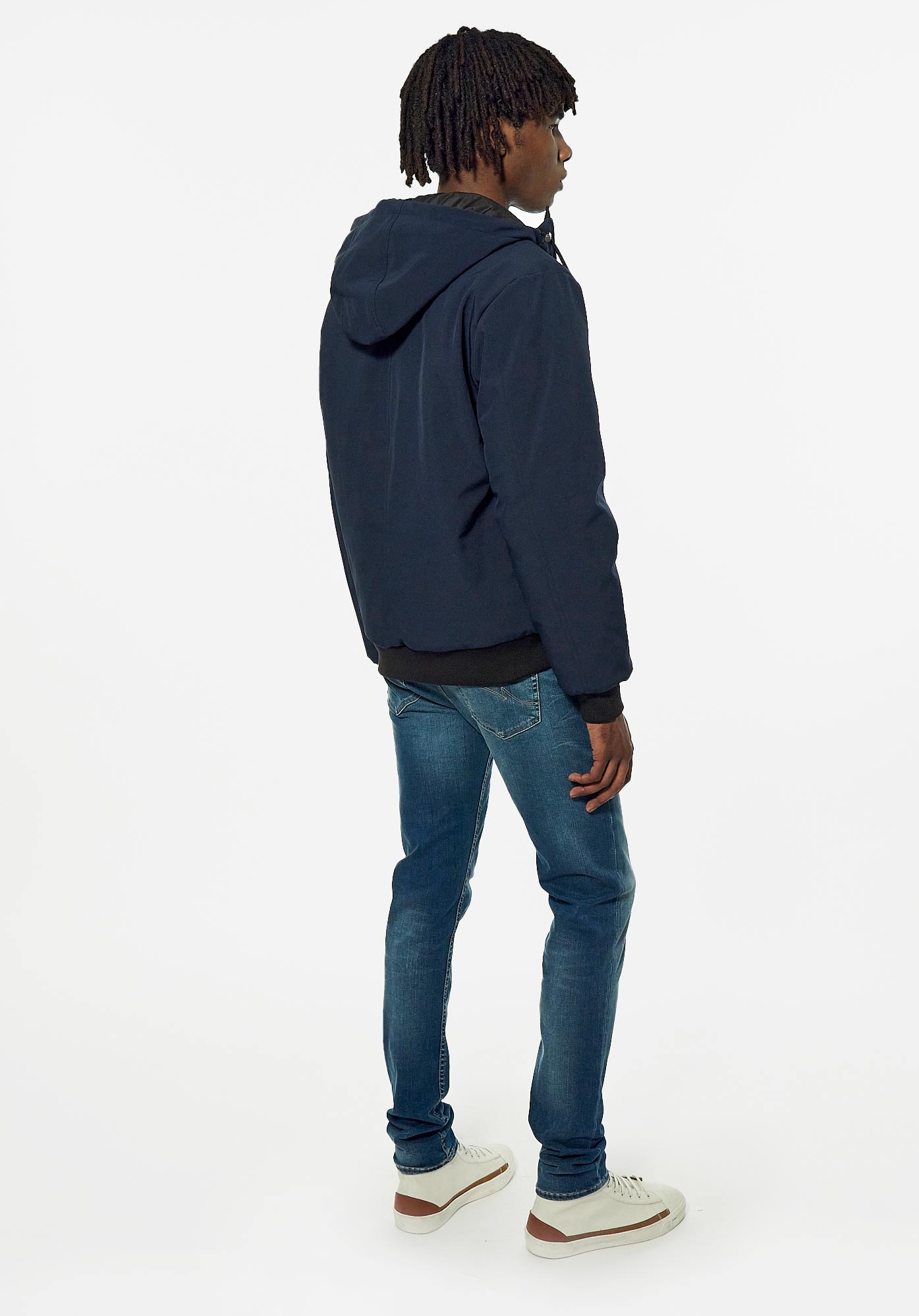 SPIKE  Blouson bleu Homme
