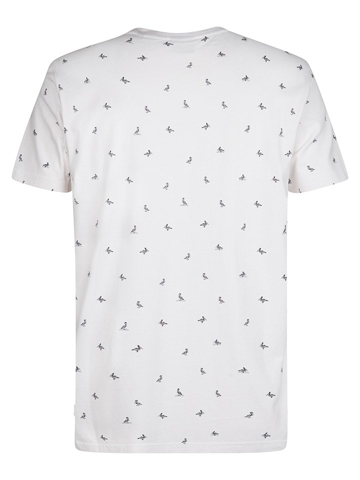 Petrol Shirt in Weiß günstig kaufen