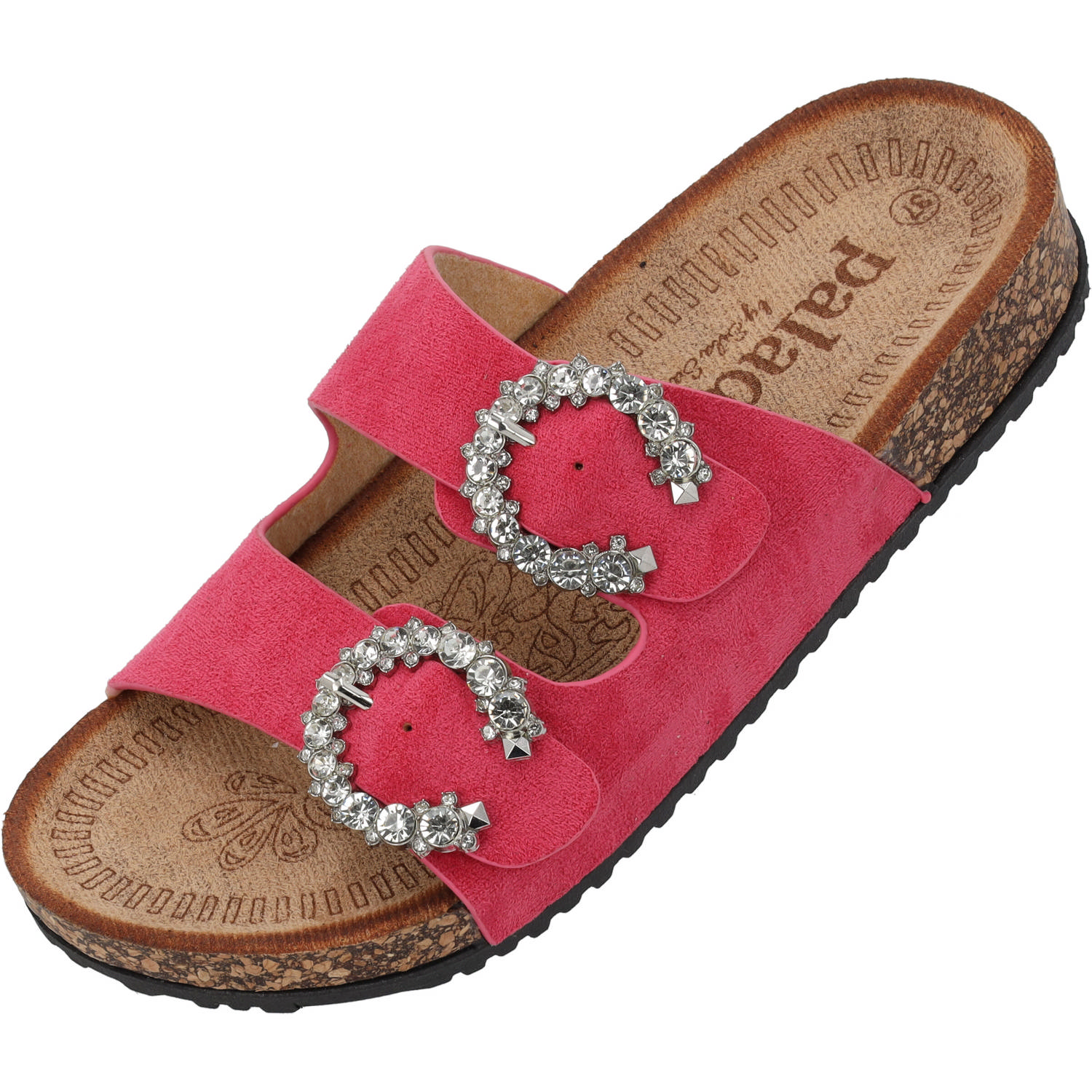 Palado Utri by Sila Sahin, Plateau-Pantoletten, Damen, Fuchsia