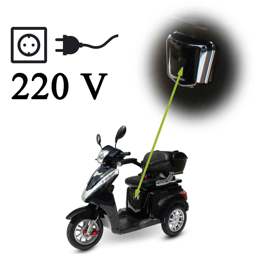 ECO ENGEL 501 Schwarz, 25 km/h Seniorenmobil