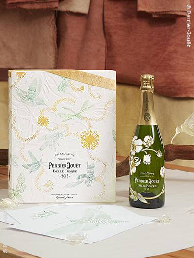 Perrier-Jouët : Belle Epoque Millésimé Édition Limitée Fernando Laposse 2 Flûtes 2015