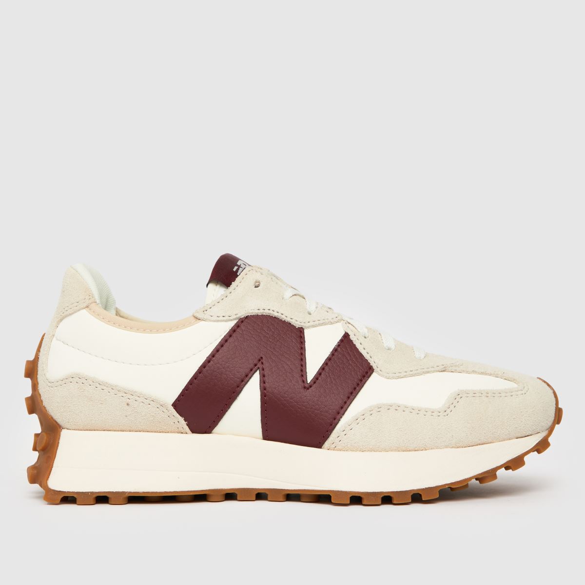 Superge New Balance 327 v beli in bordo barvi