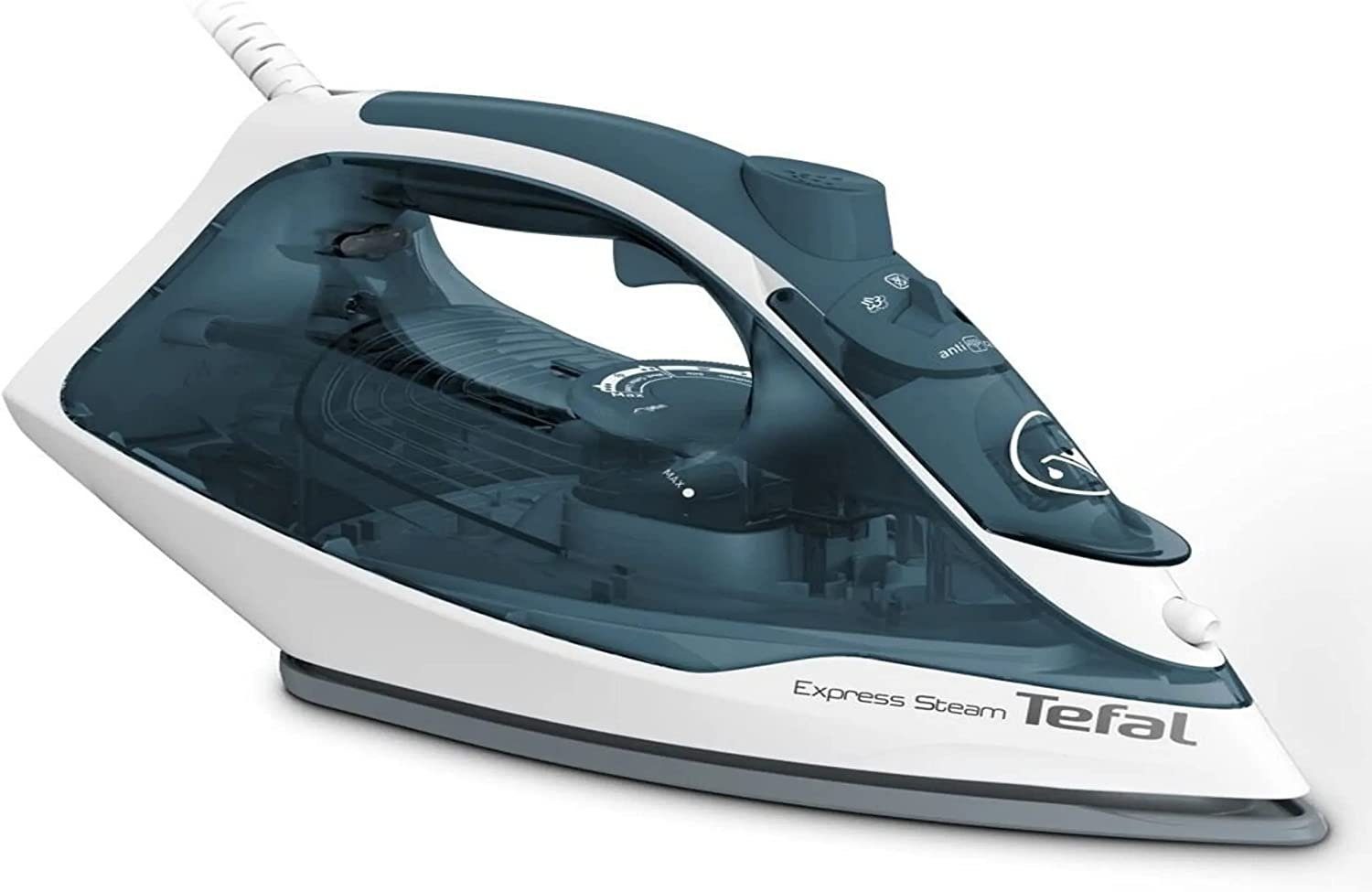 Tefal Dampfbügeleisen FV2839, 2400 W, Dampfbügeleisen, Testsieger 2019 mit bester Bügelsohle Bügelstation