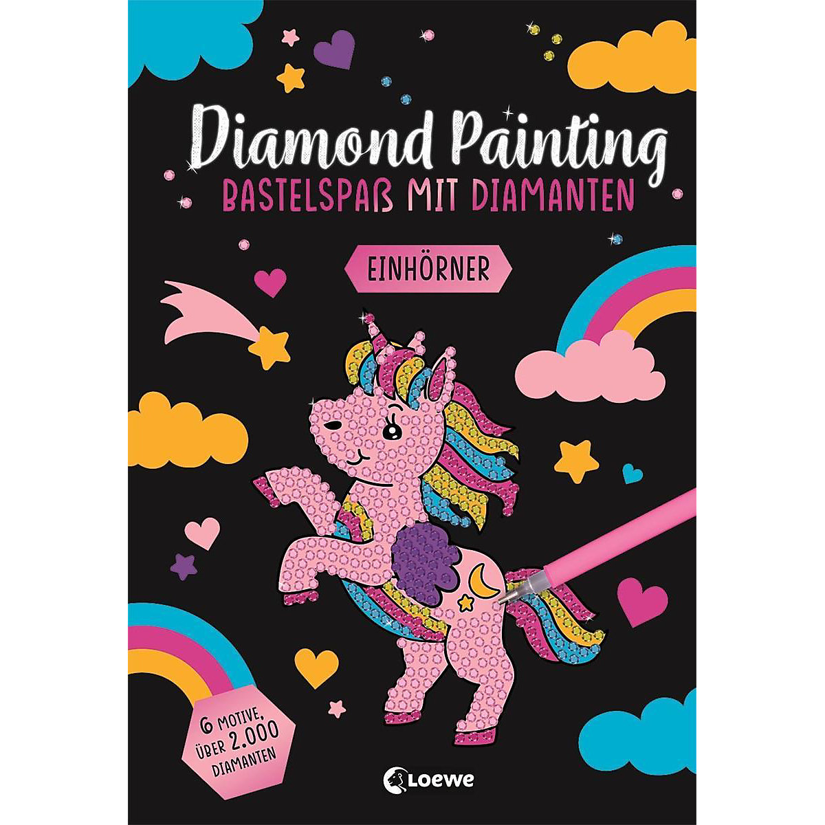 Diamond Painting - Bastelspaß mit Diamanten - Einhörner