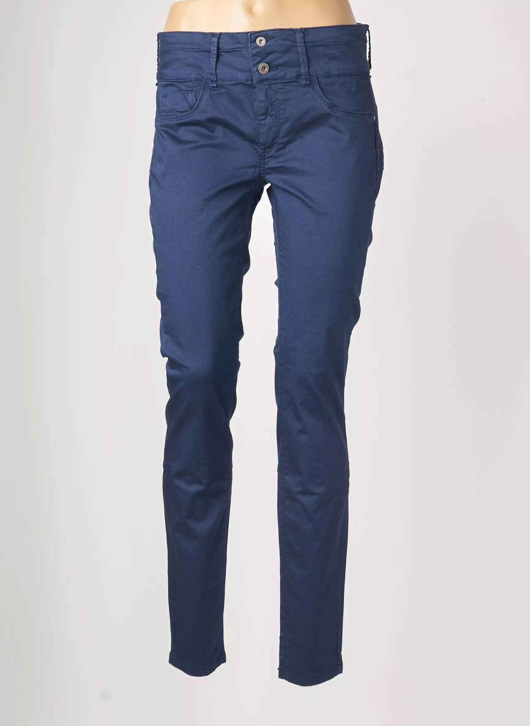 Tiffosi Pantalons Slim Femme couleur bleu