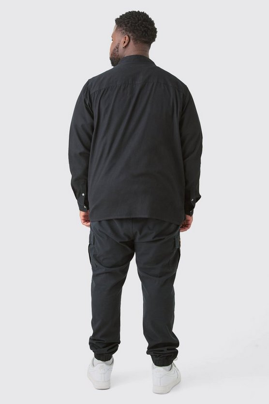 Plus Slim-Fit Cargo-Hose mit elastischem Bund