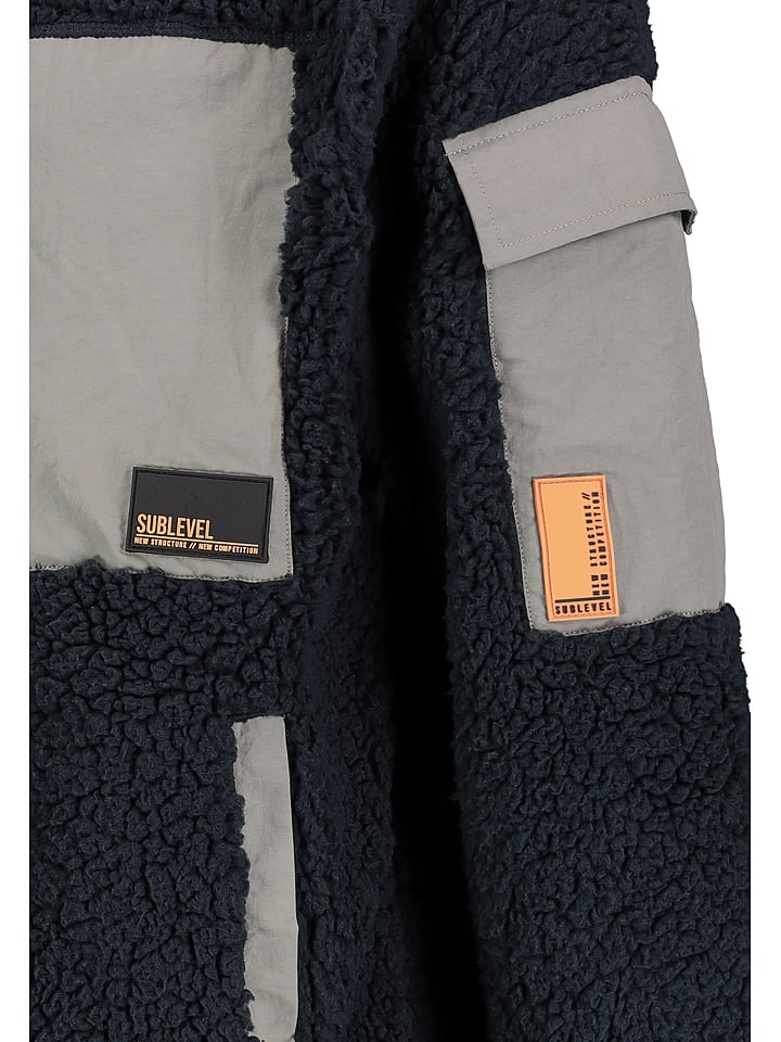 Sublevel Fleecejacke in Dunkelblau günstig kaufen