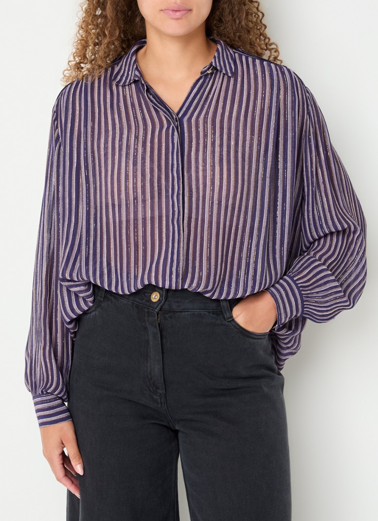 Sessùn Ginger semi-transparent blouse in silk blend