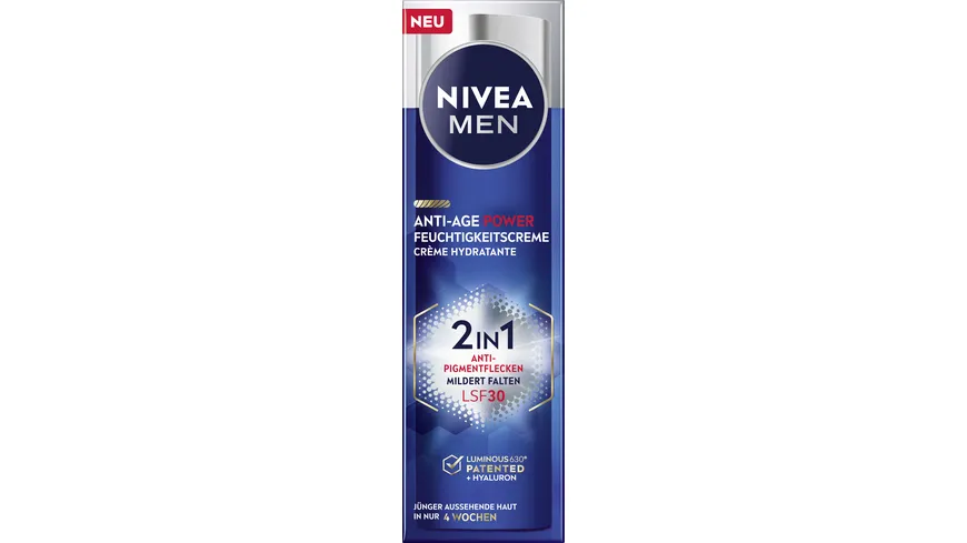 NIVEA Men Anti-Age Power Feuchtigkeitscreme 2 in 1 LSF 30 50 ml
