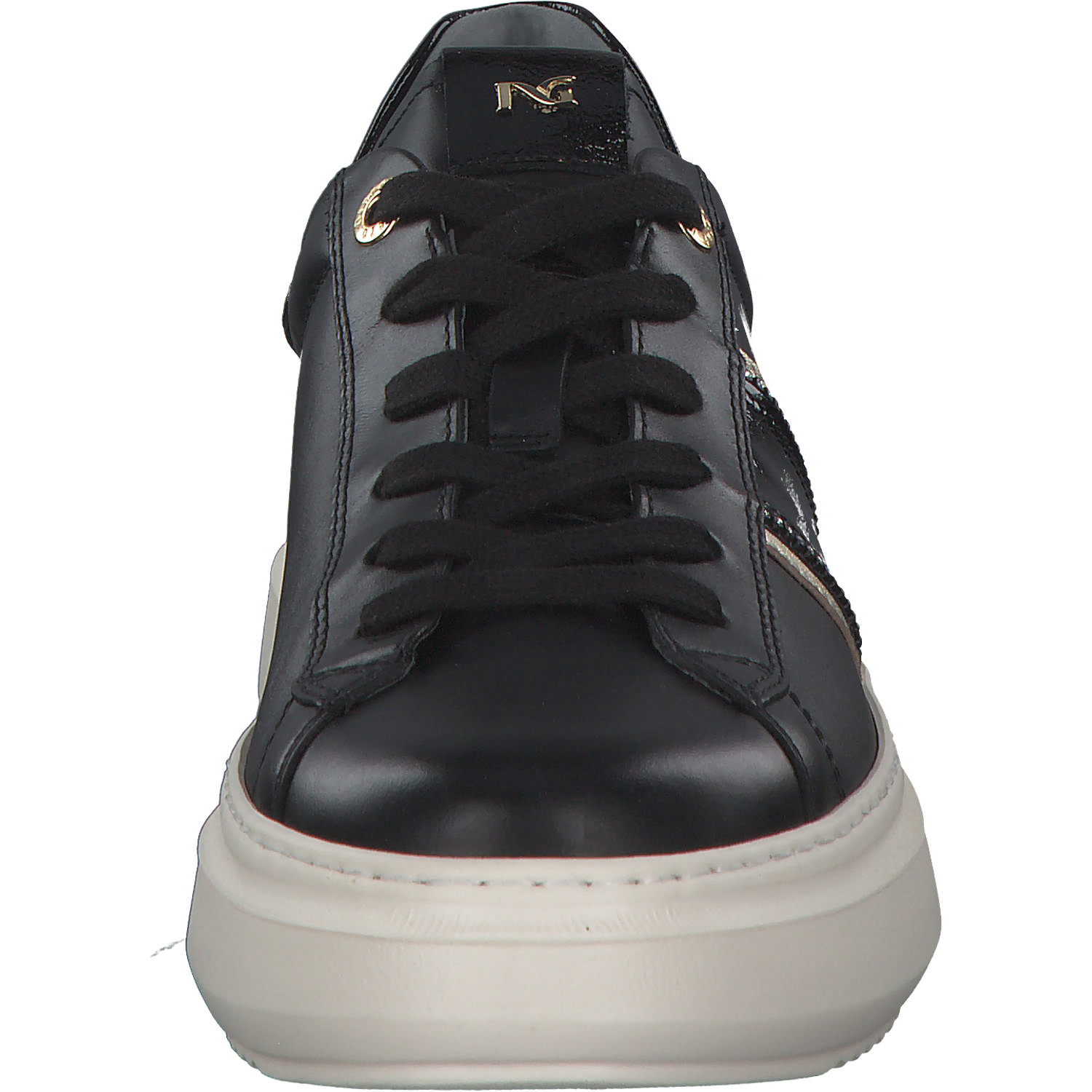 NeroGiardini I308430D, Schnürschuhe, Damen, Schwarz