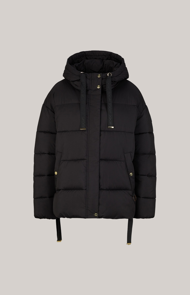 Steppjacke in Schwarz