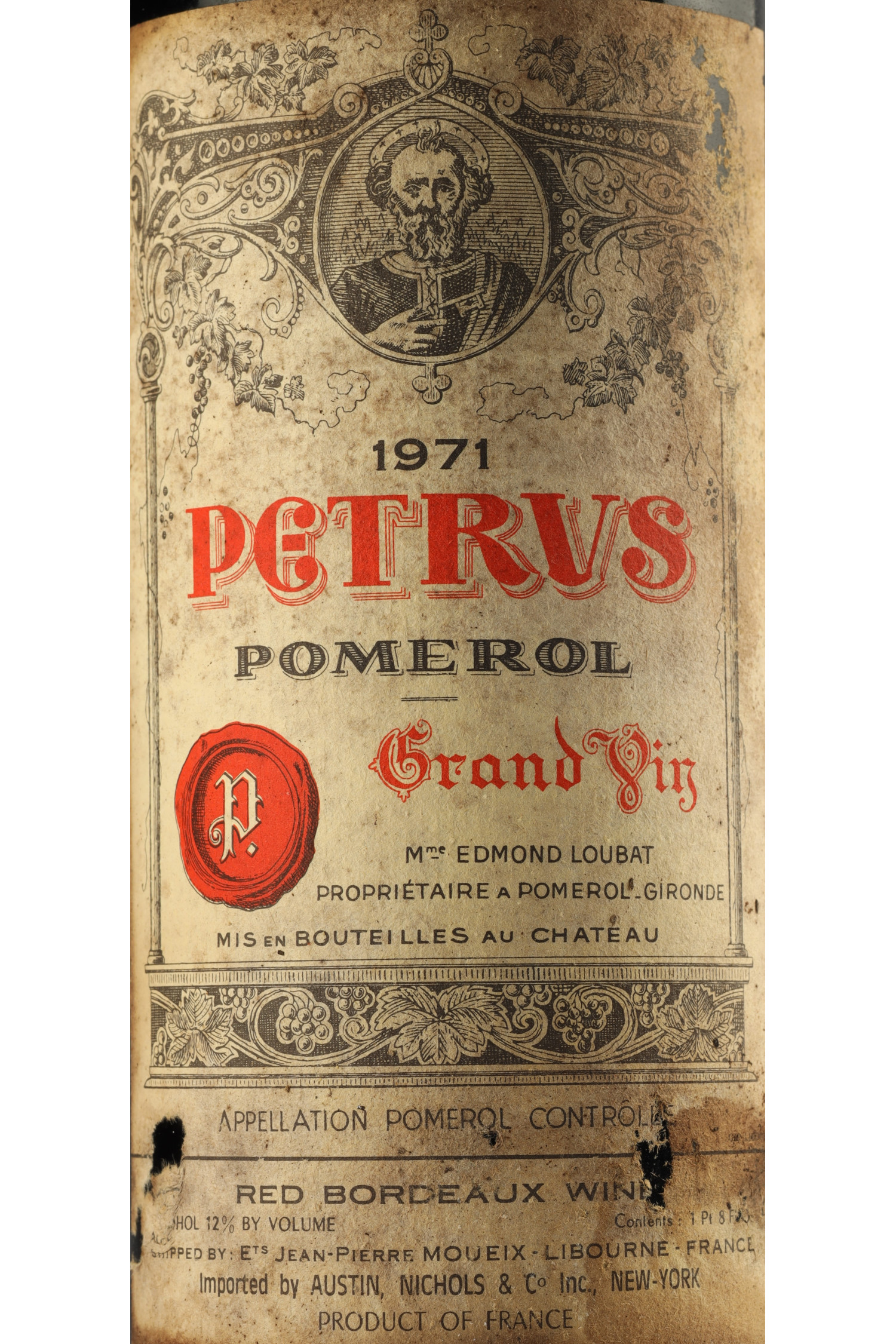 Petrus 1971, Pomerol