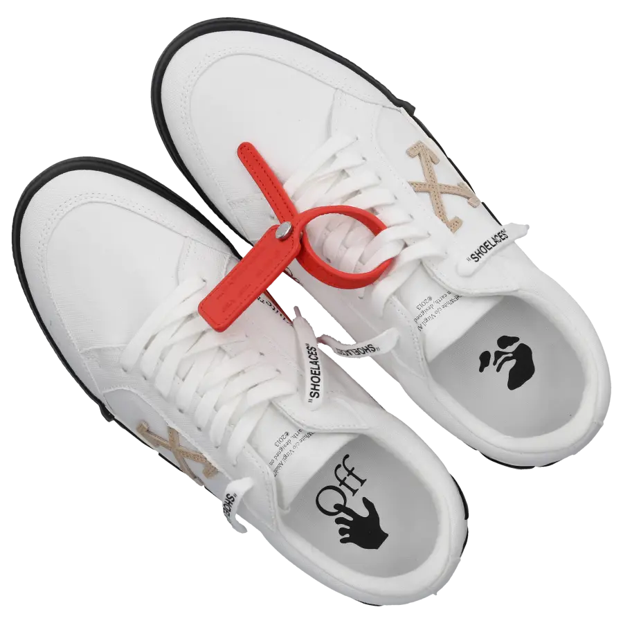 Off-White - Sneaker low VULCANIZED Canvas - weiß