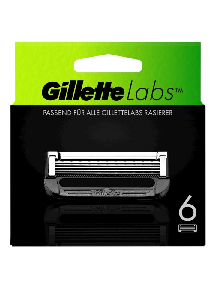 Gillette Labs Systemklingen 6er Rasierer Nassrasierer in Schwarz günstig kaufen Anzahl: 6 Stück