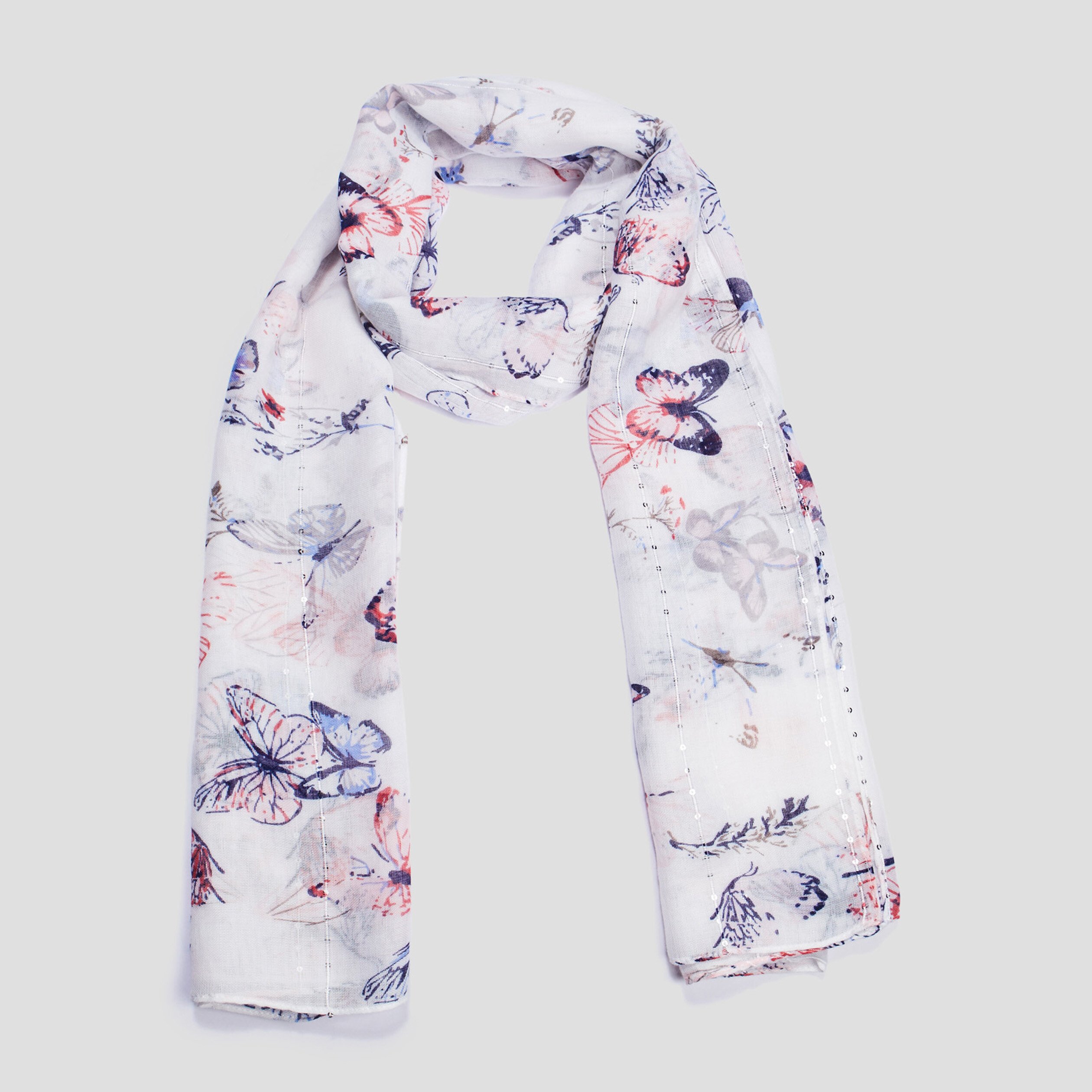 Foulard blanc femme | La Halle