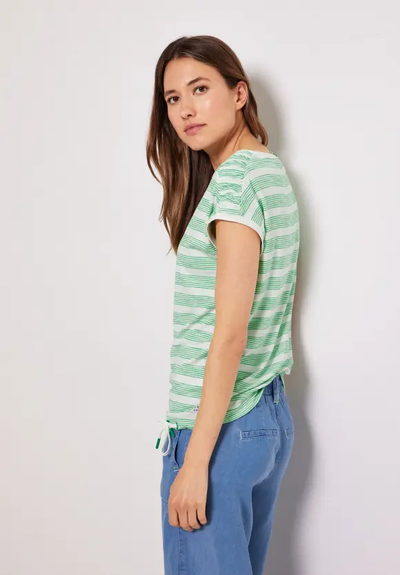 CECIL Shirt mit geraffter Schulter