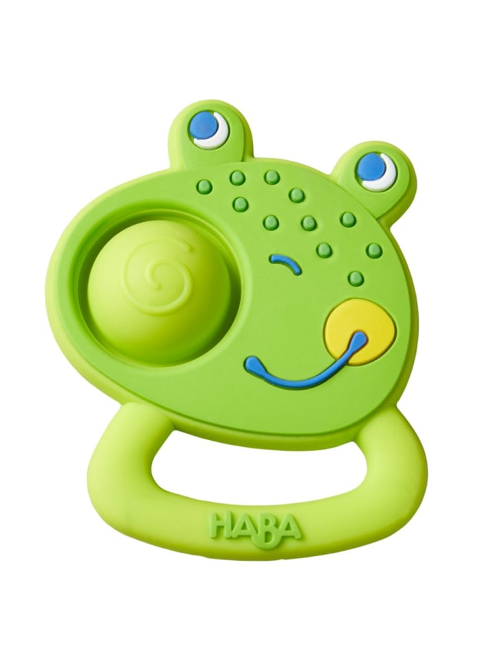 Haba Silikon-Beißring / Greifling Plopp-Frosch in gruen günstig kaufen onesize
