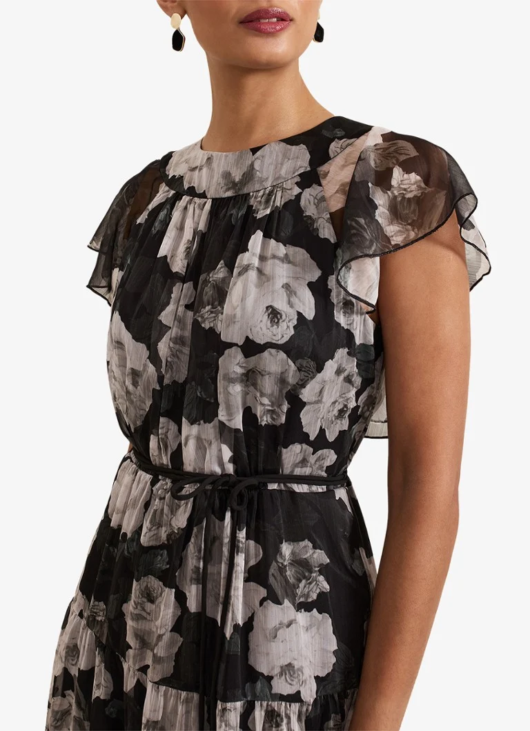 Vestido midi estampado floral Jordine de Phase Eight