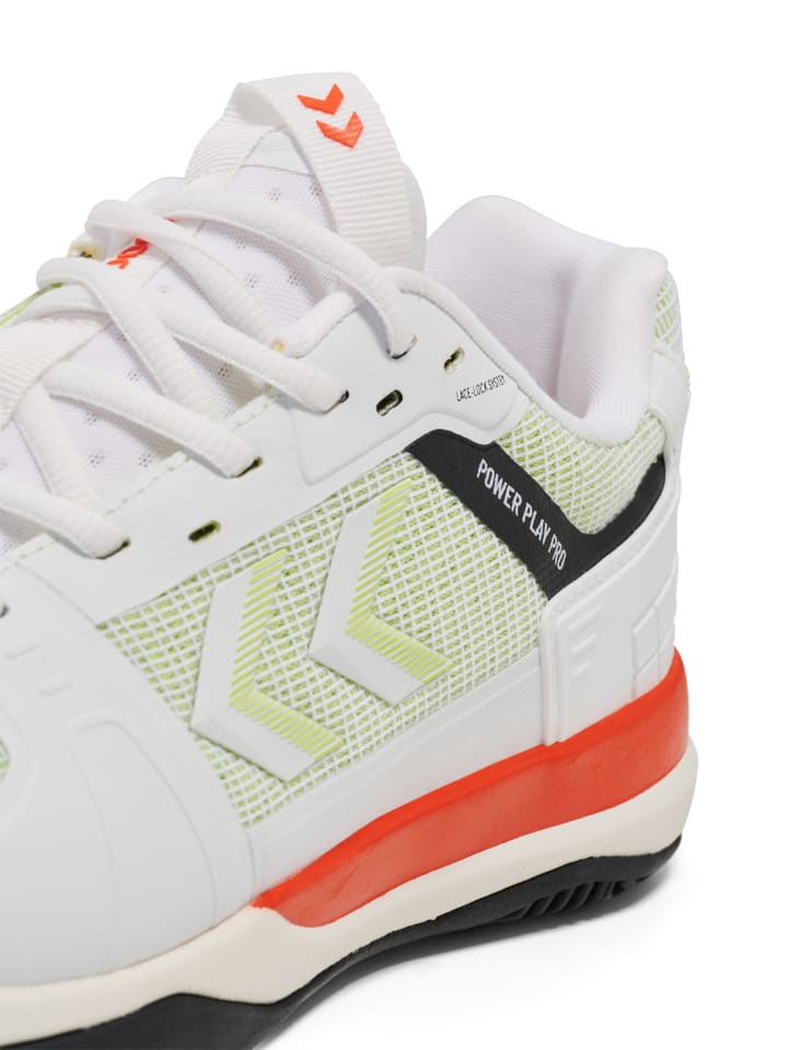 Hummel Hummel Hallenschuh Power Play Erwachsene in BRIGHT WHITE/SHARP GREEN günstig kaufen