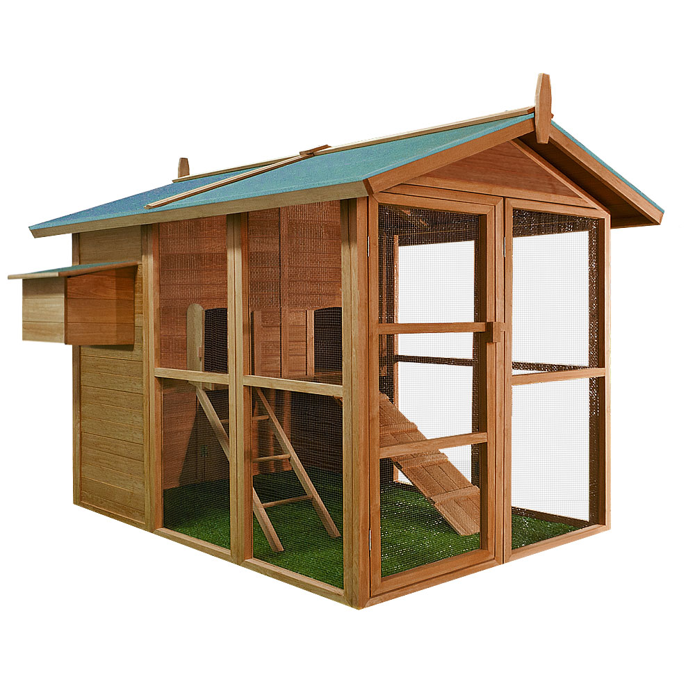 Cadoca Hühnerstall Kleintierhaus 191x151x148cm