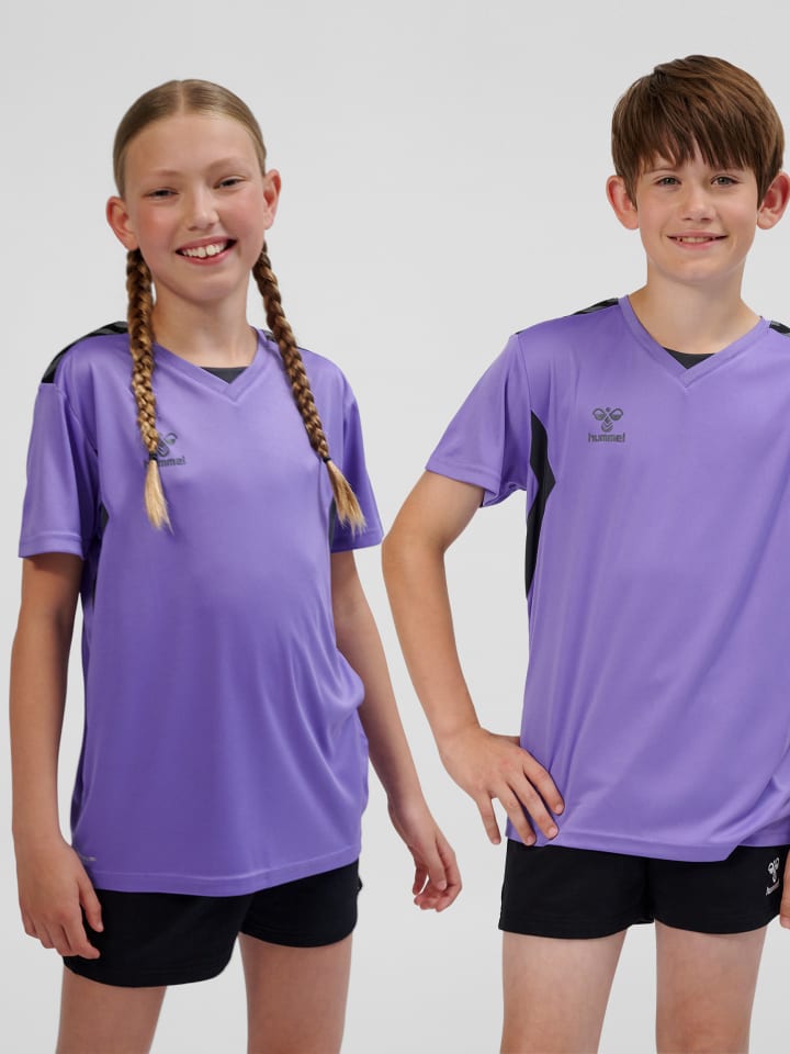 Hummel Hummel T-Shirt Hmlauthentic Kinder in DAHLIA PURPLE/ASPHALT günstig kaufen