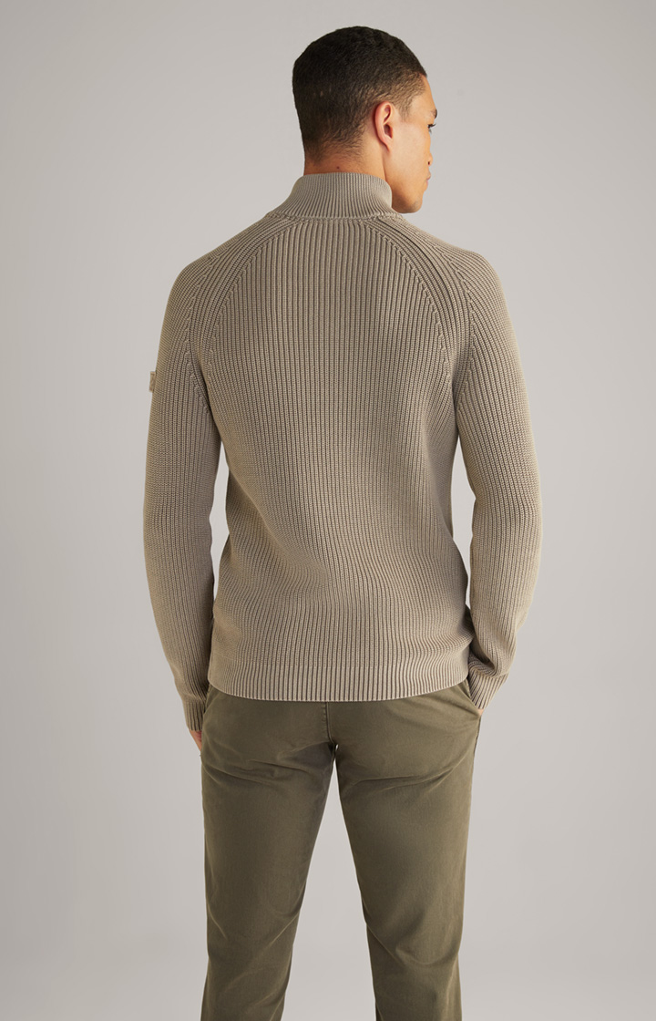 Baumwoll-Pullover Henricus in Beige