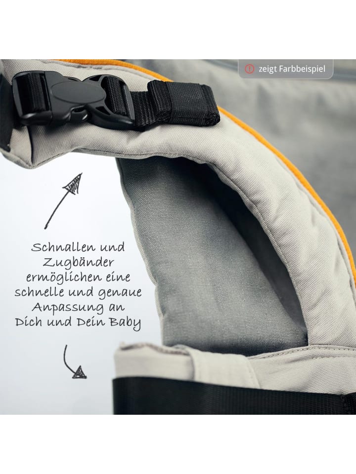 manduca Babytrage XT Cotton - Denimpowder Toffee in beige günstig kaufen onesize