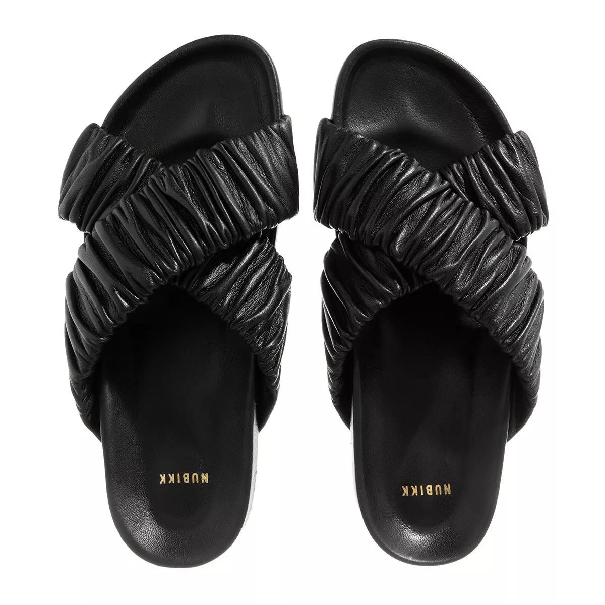 NUBIKK Pantoletten schwarz Slide