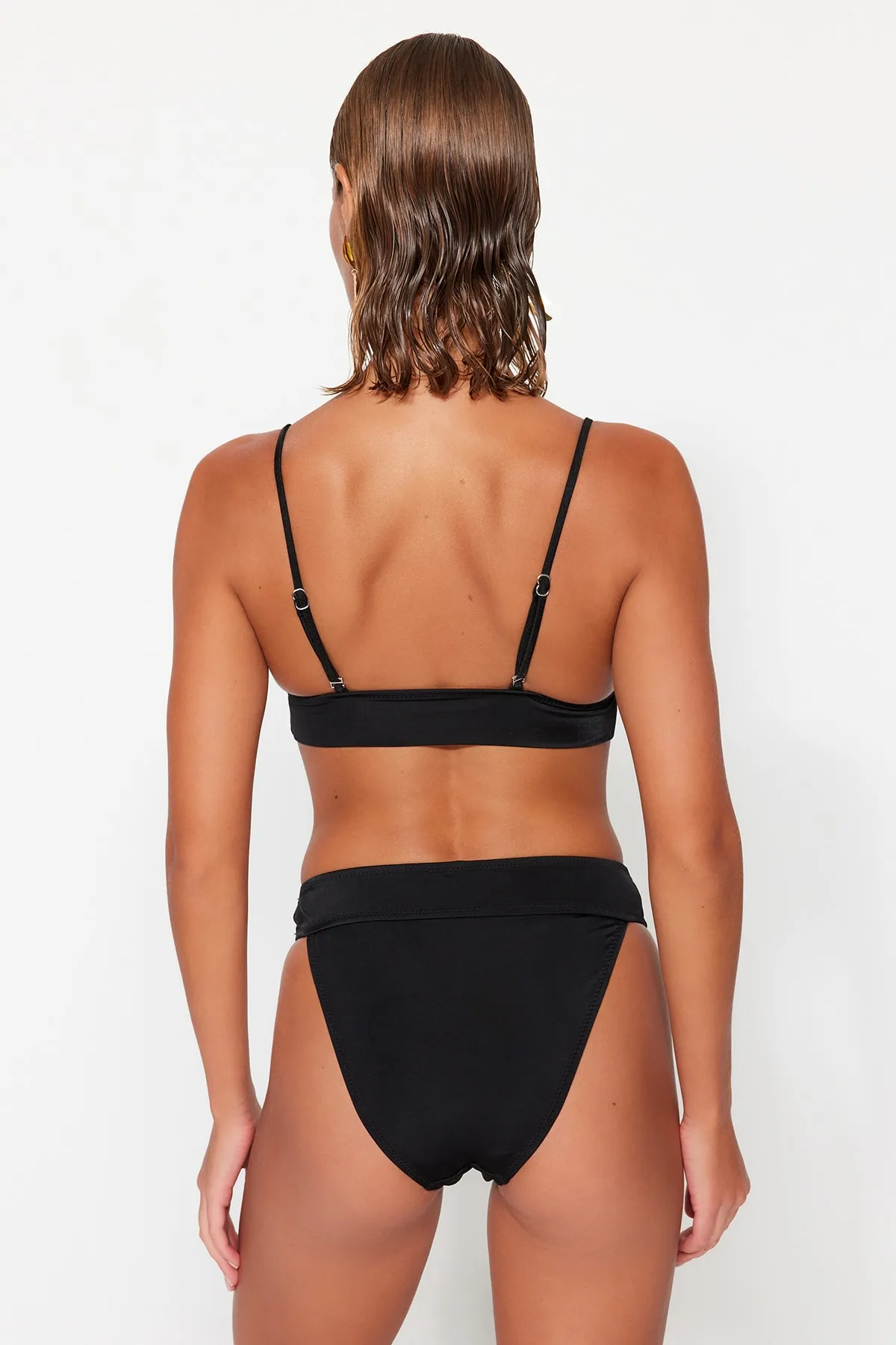 Trendyol Collection  Bikini-Set - Schwarz - Strukturiert