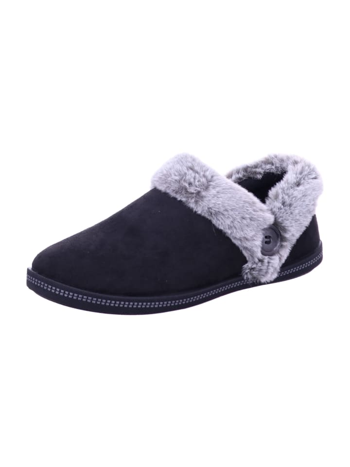 Skechers Hausschuhe in Schwarz günstig kaufen