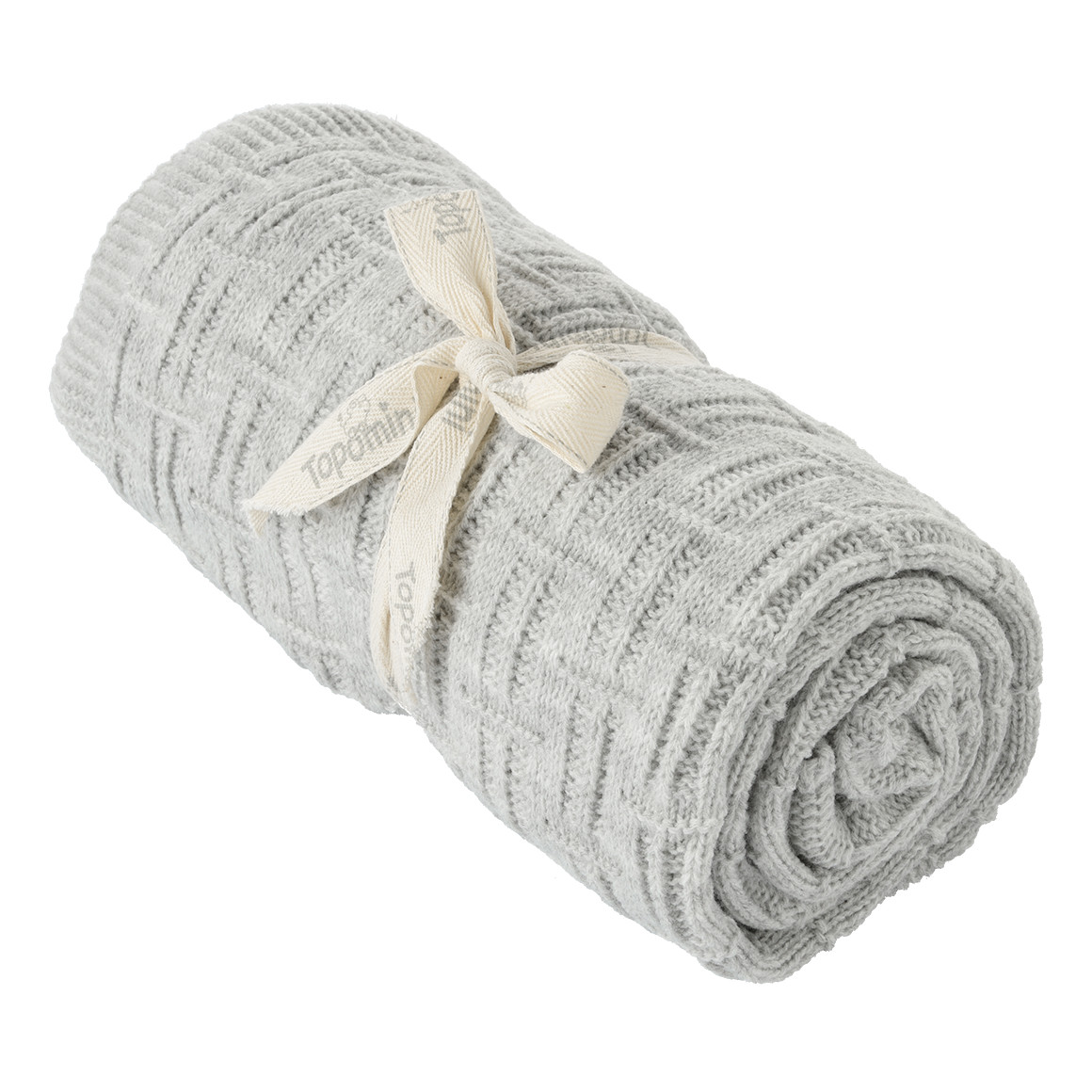 Baby Strickdecke mit Strukturmuster