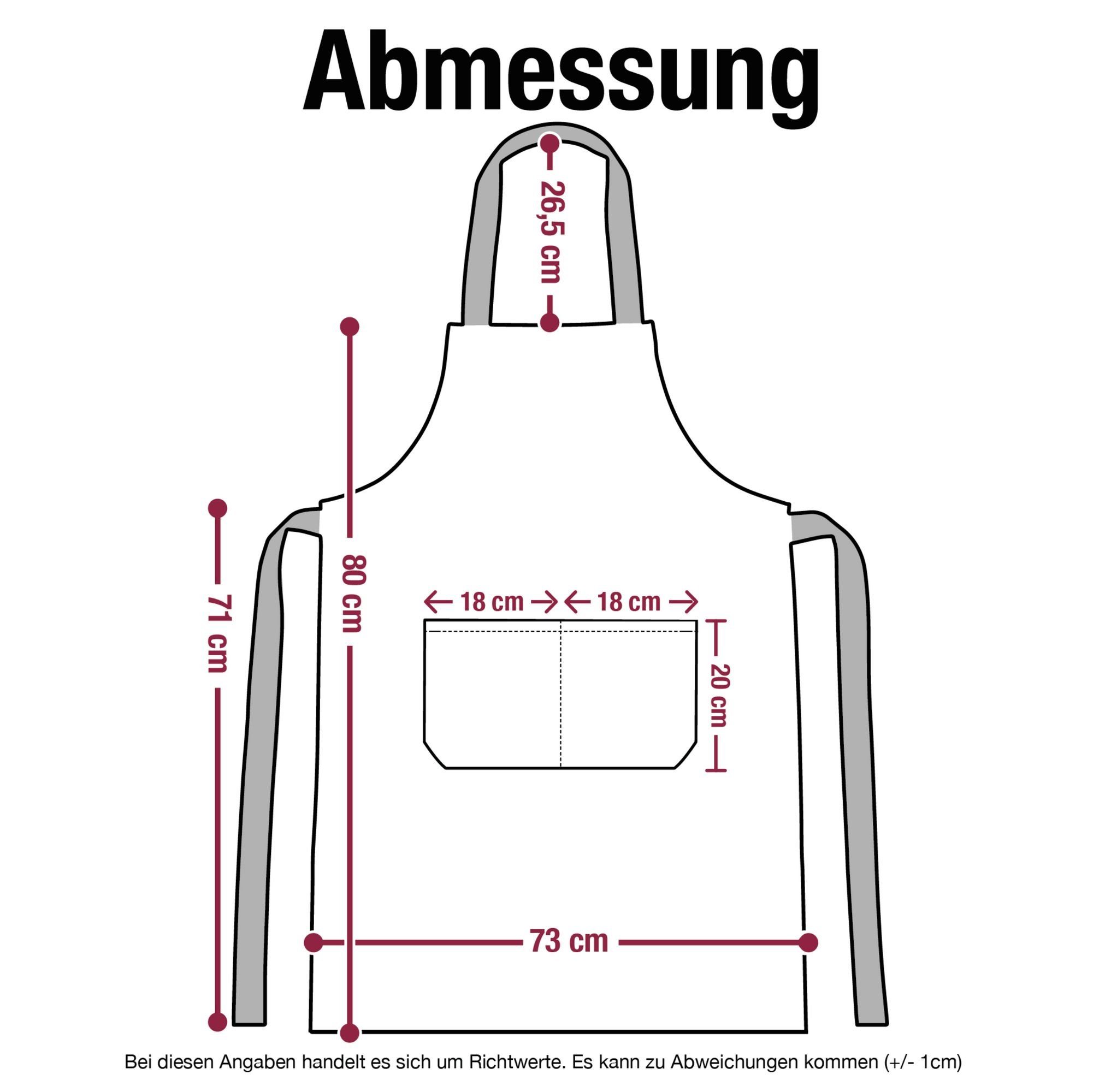Shirtracer Kochschürze Extrem scharfer Koch - Küchenschürze zum Kochen - Kochschürze, (1-tlg), Koch Schürze mit Tasche und Spruch Aufdruck als Geschenk