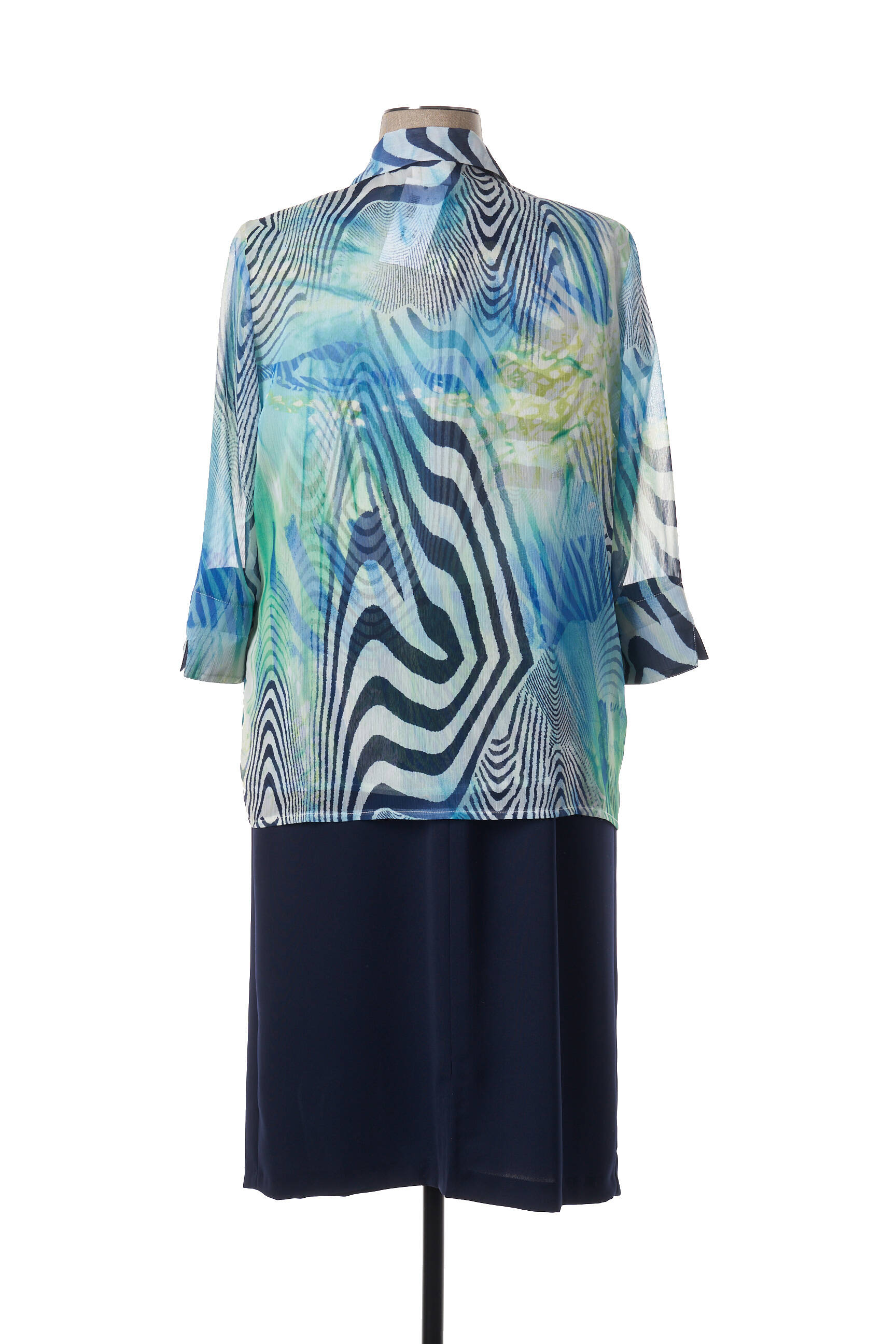 France Rivoire Ensembles Robe Femme couleur bleu