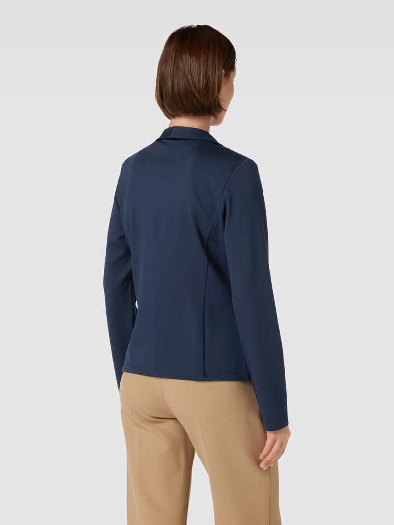 Blazer mit Reverskragen in marineblau