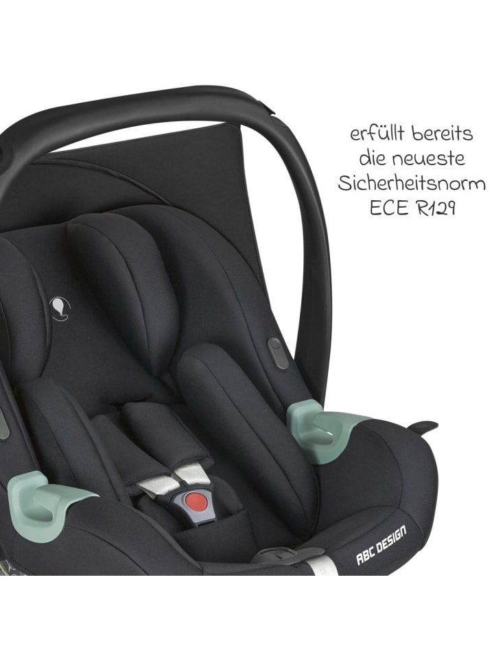 ABC-Design Babyschale Tulip (Autositz Gruppe 0  / i-Size) in schwarz günstig kaufen onesize