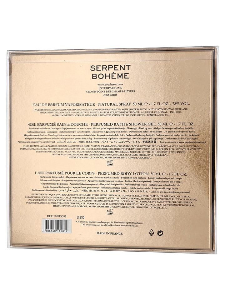 Boucheron 3tlg. Set: 