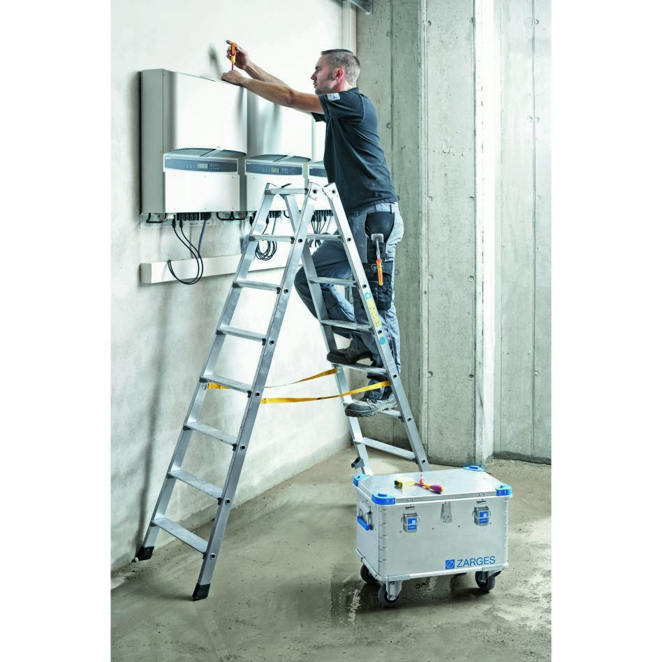 Hliníkový přepravní eurobox Zarges 40703 - Vnitřní rozměry (D x Š x V): 550 x 350 x 380 mm