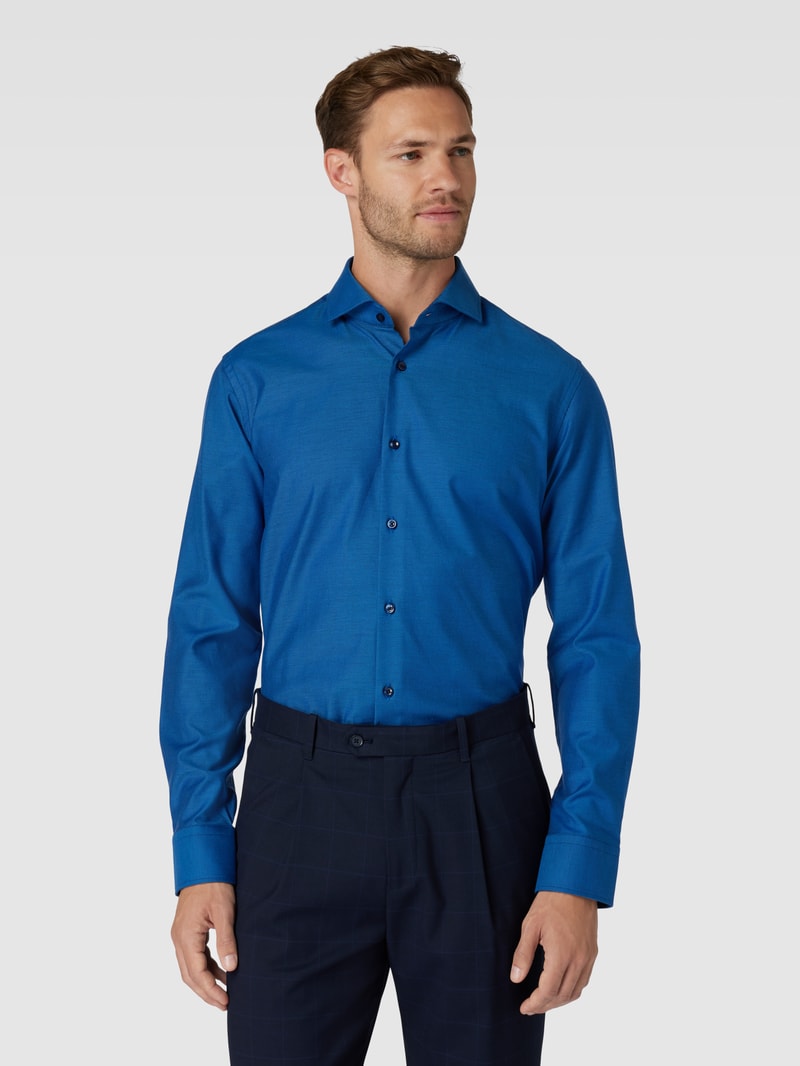 Regular Fit Business-Hemd von BOSS Modell 'JOE' in royalblau
