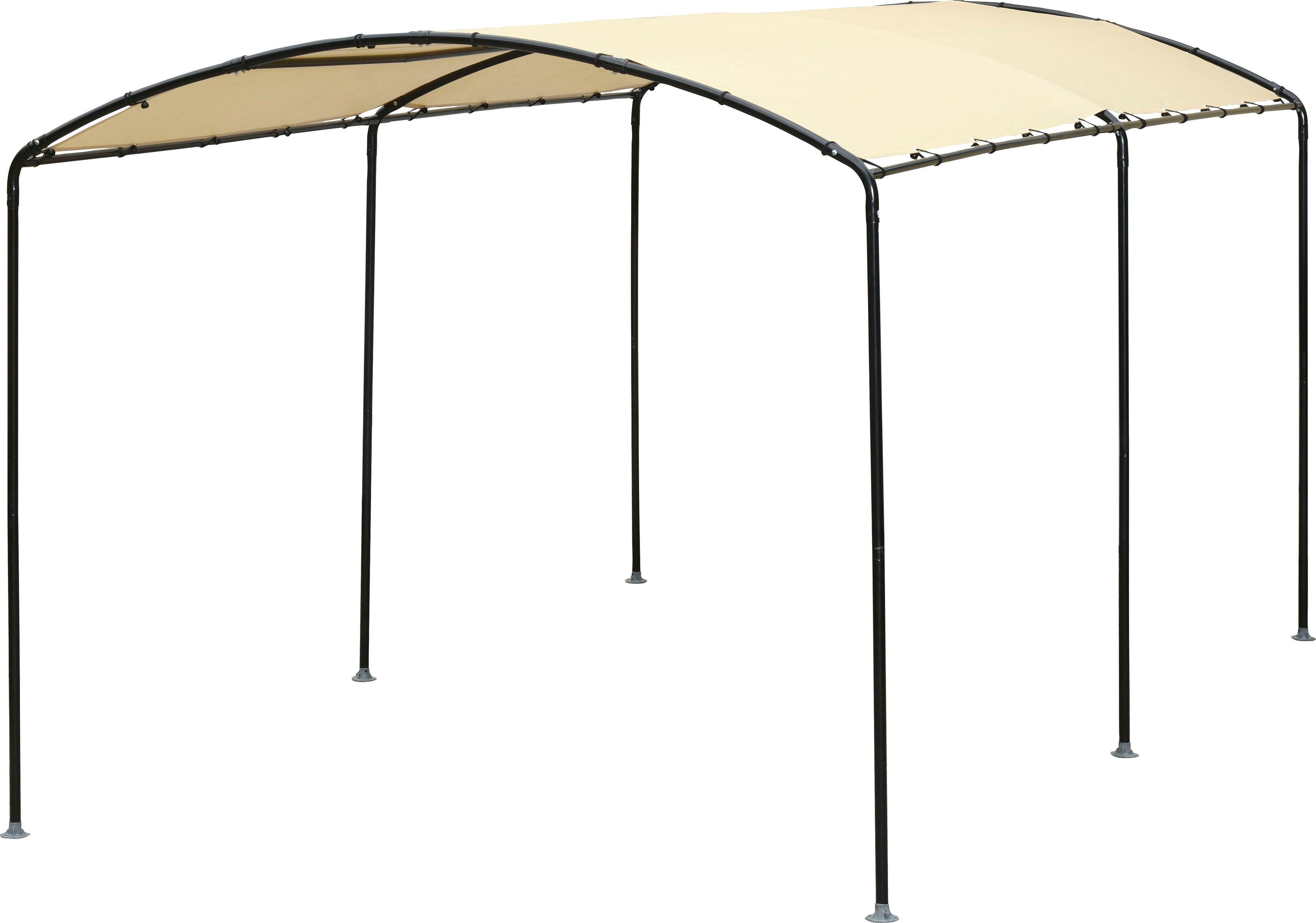 ShelterLogic Pavillon, Stahlgestell mit UV-beständiger Polyethylen-Plane