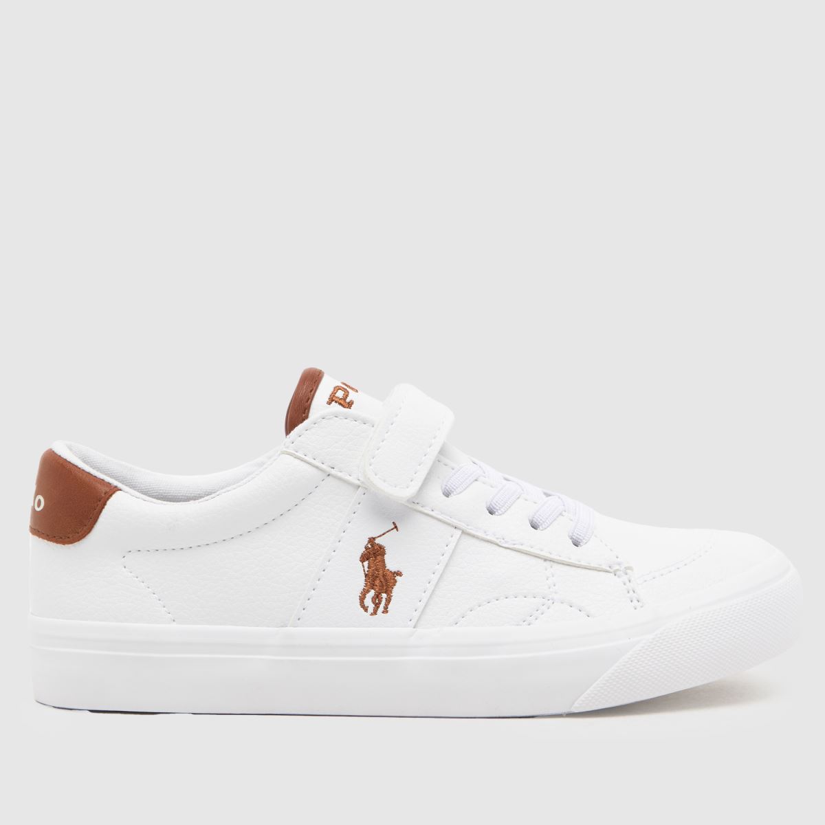 Polo Ralph Lauren vita & bruna Ryley pojkar juniorsneakers