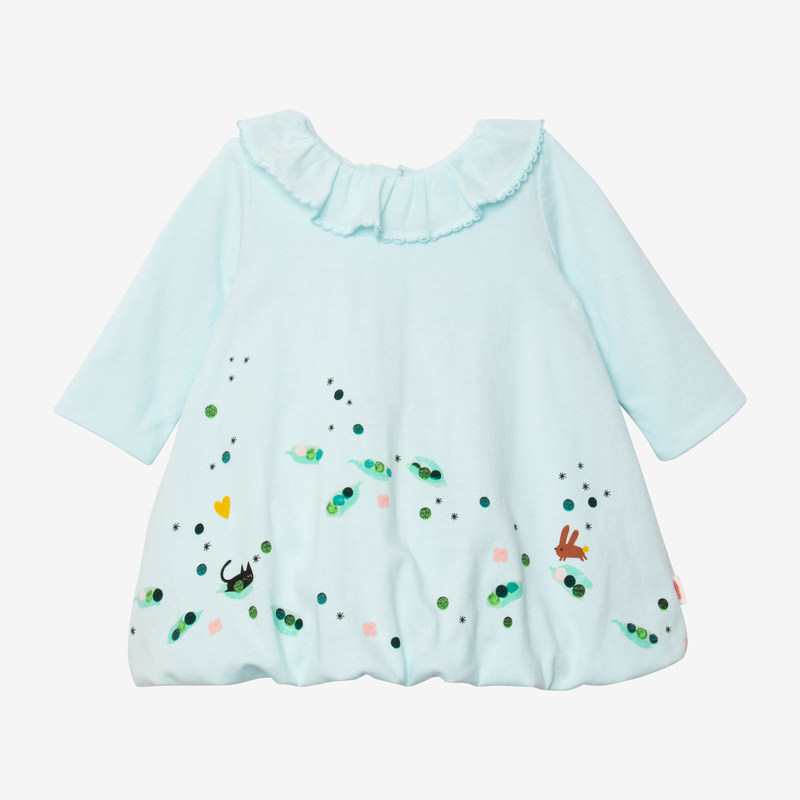 Robe bio bébé fille petits pois Catimini