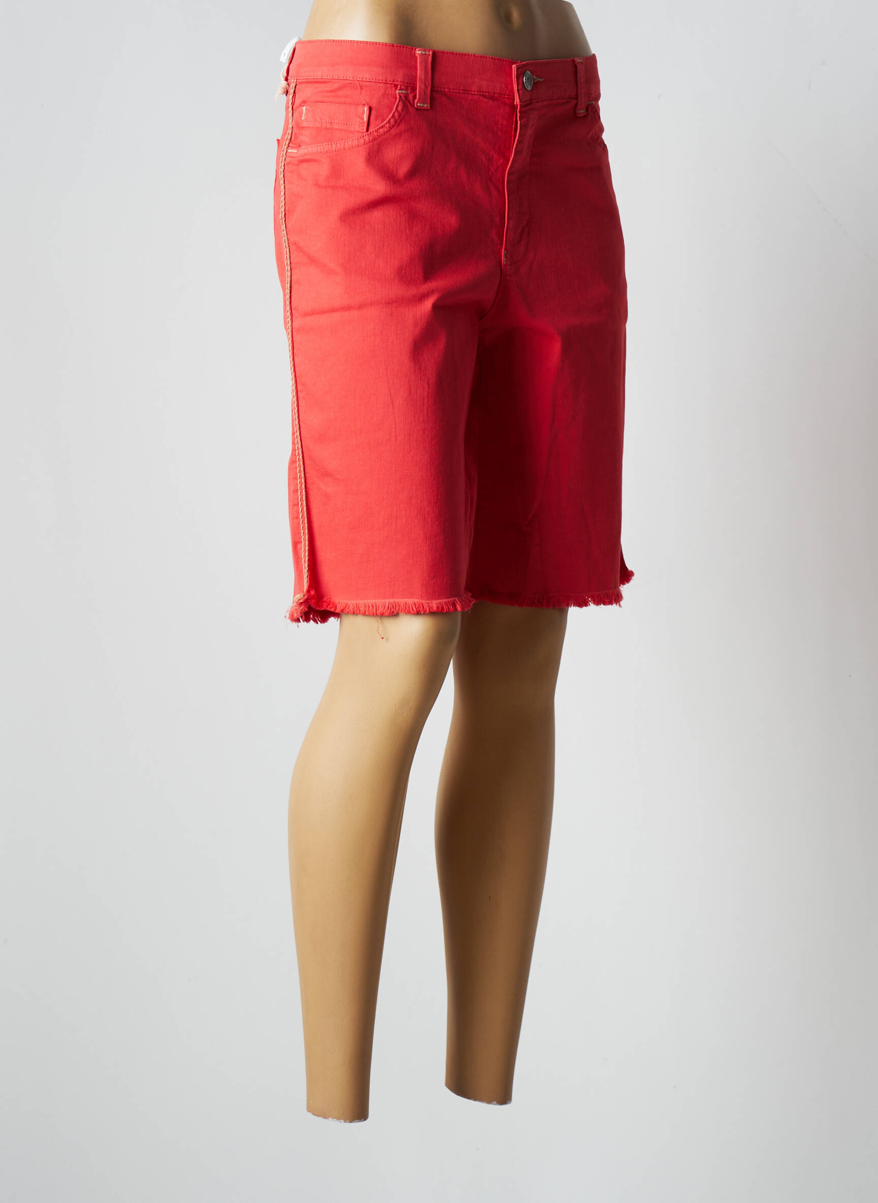 Waltron Bermudas Femme couleur rouge