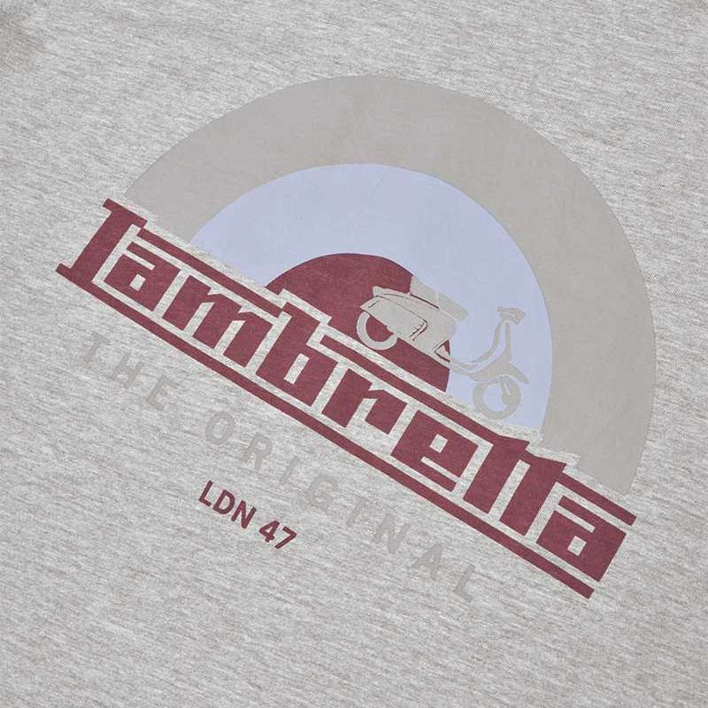 Lambretta Record Herren T-Shirt SS0161-GRY MRL