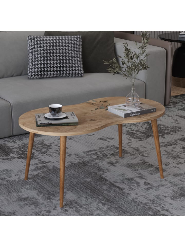VCM  Holz Sofatisch Couchtisch Beistelltisch Barilo in Honig-Eiche günstig kaufen onesize