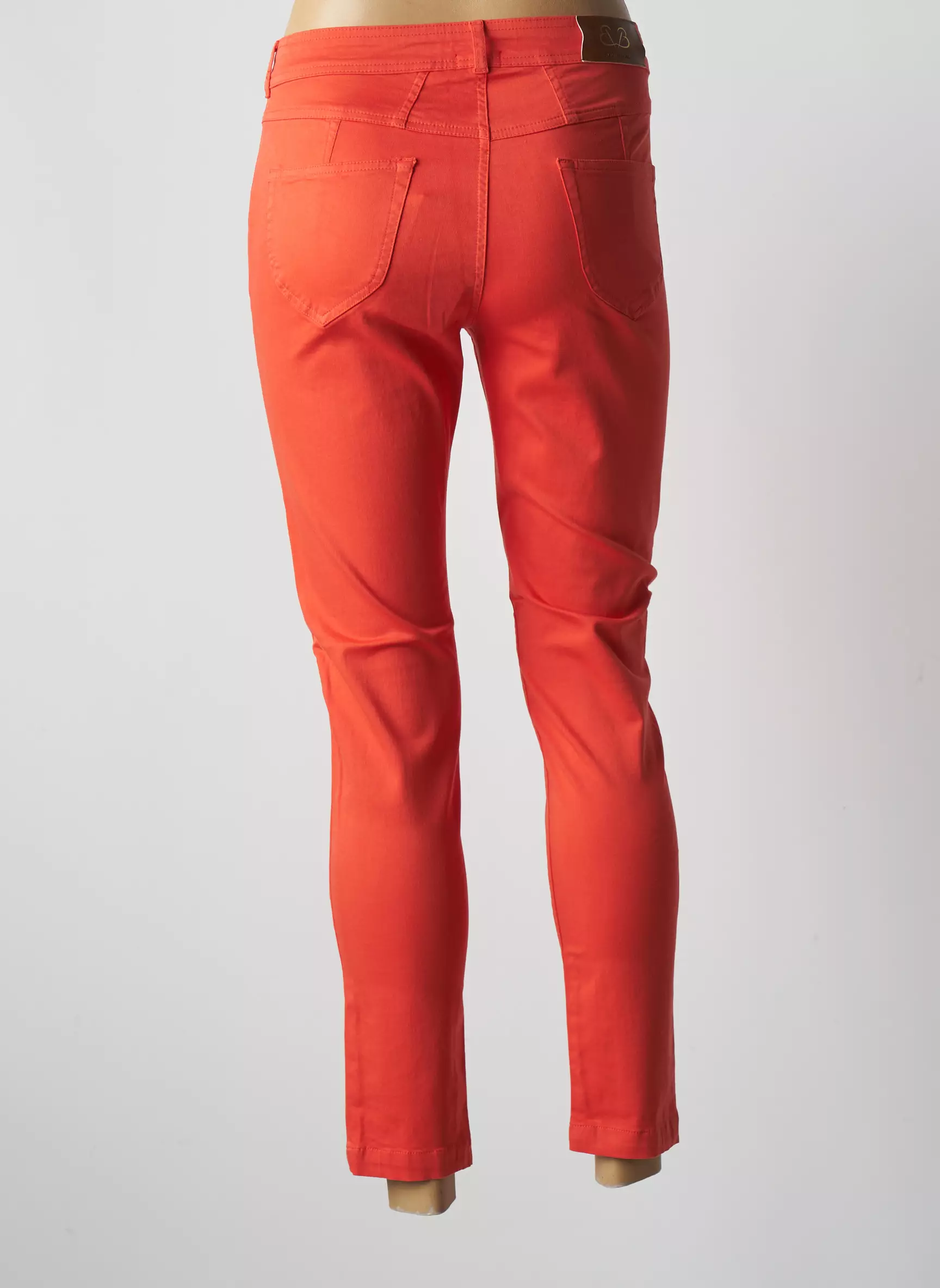 Paul Brial Pantalon7 8 Femme couleur orange